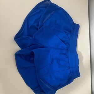 Lululemon COBALT BLUE hotty hot shorts